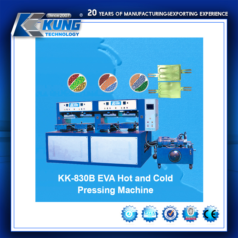 EVA Hot and Cold Press Foaming Shoe Pad Making Machinery
