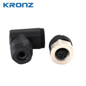 M12 4-Pin Field-Wireable Connector IP67 Screw Connection