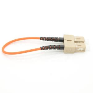 Custom Loop Length Fiber Optical Patch Cord Sc Multimode With PVC/LSZH Jacket
