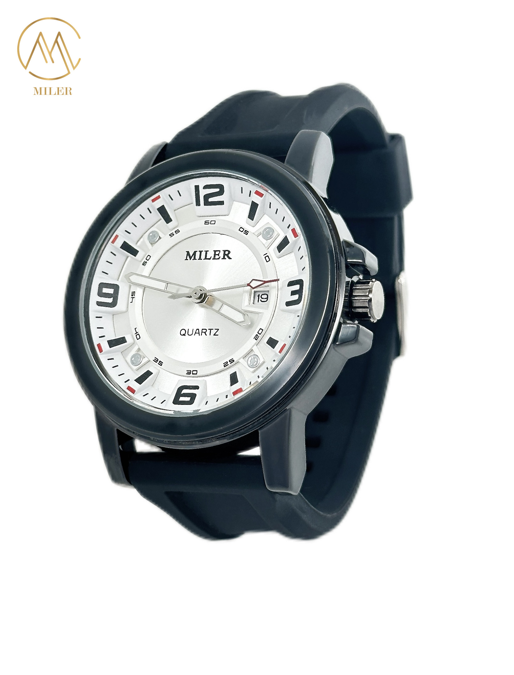 Fashion Casual Silicone Strap Waterproof Luminous Date Display Quartz Watches