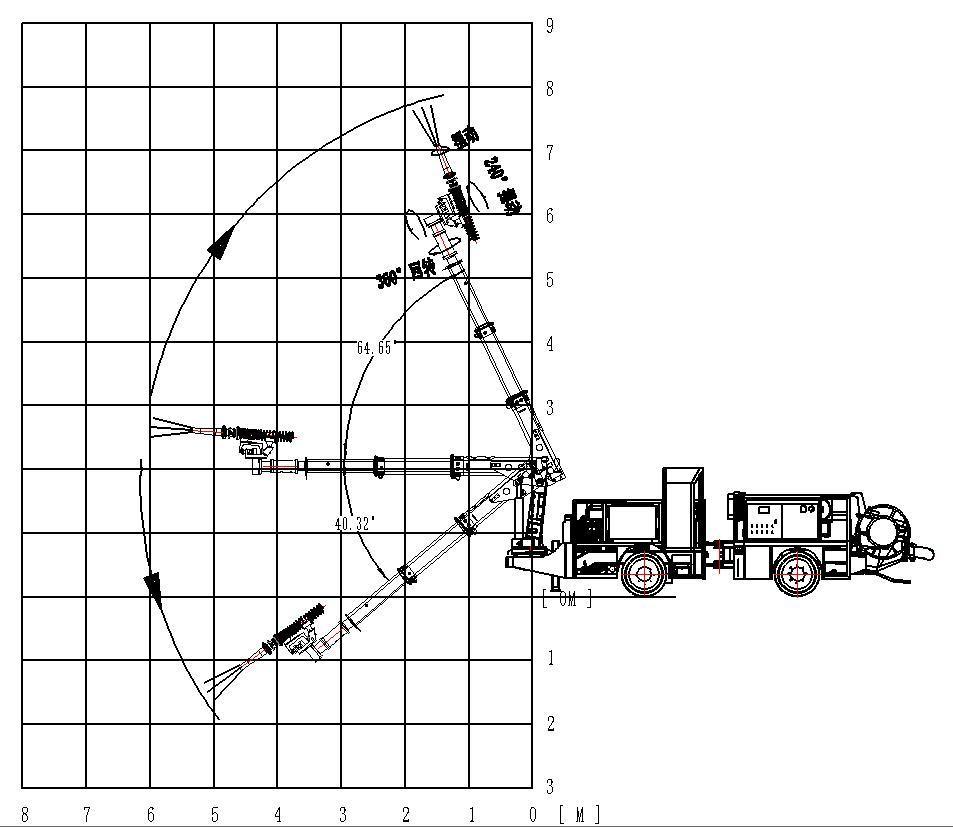 Tunnel Shotcrete Machine Concrete Spraying Machine Wet Concrete Spray Machine Shotcrete Robot Wet Mix Concrete Sprayer