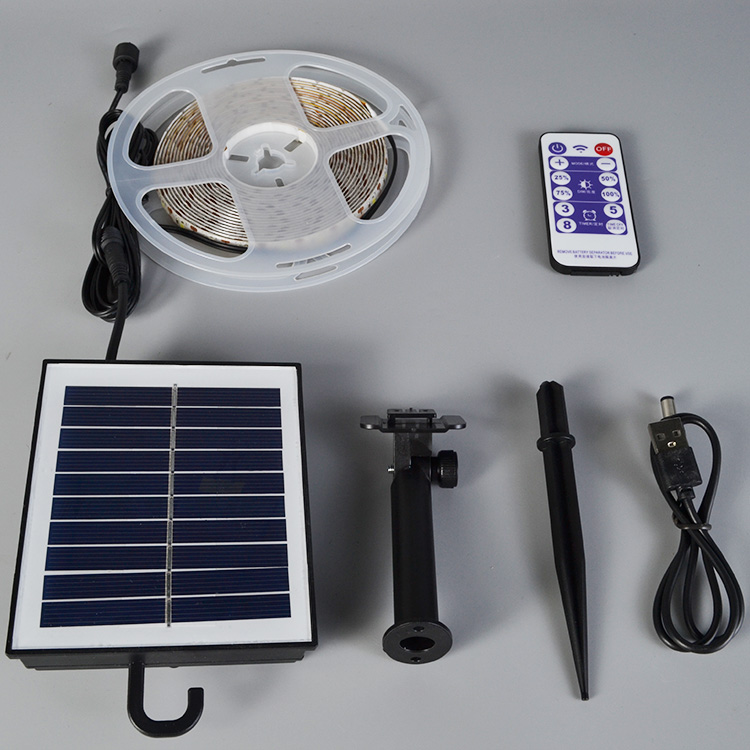 SMD2835 Solar Powered LED Strip 20lm/Led Christmas Solar Led Tape