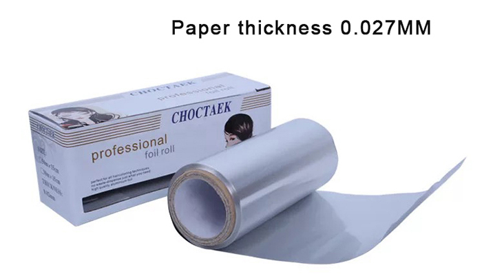 1050 Polished Mirror Aluminum Foil Hair Salon Used 12cmx50m Foil Rolls Aluminum Paper Roll For Hair Color