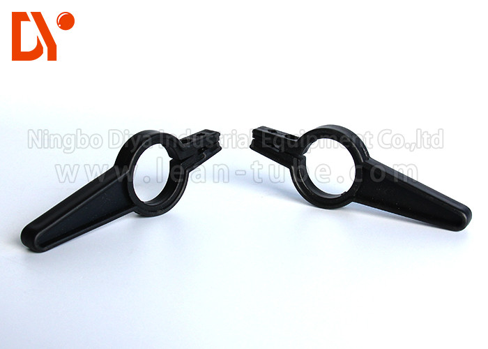 Castor Pipe Clamp Clip Metal Material Connected / Welded Robust Design