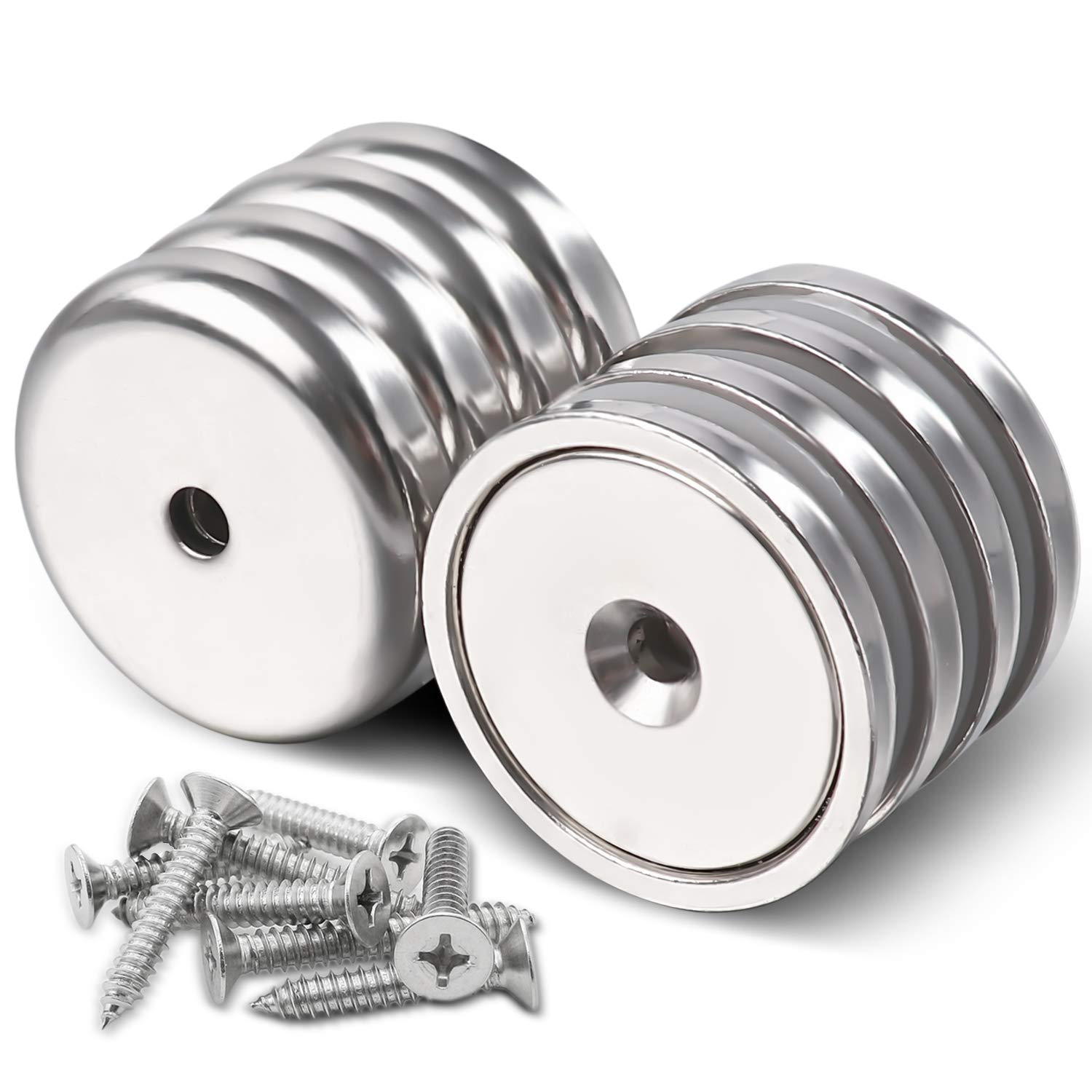 Max Working Temperature 80 Celsius 35 LB Pull Power Ferrite Cup Magnets for Mounting