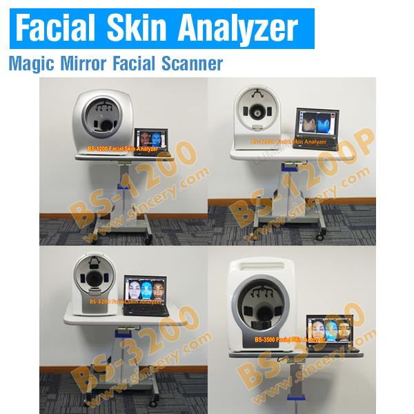 Facial beauty equipment magic mirror biochemical skin analyser