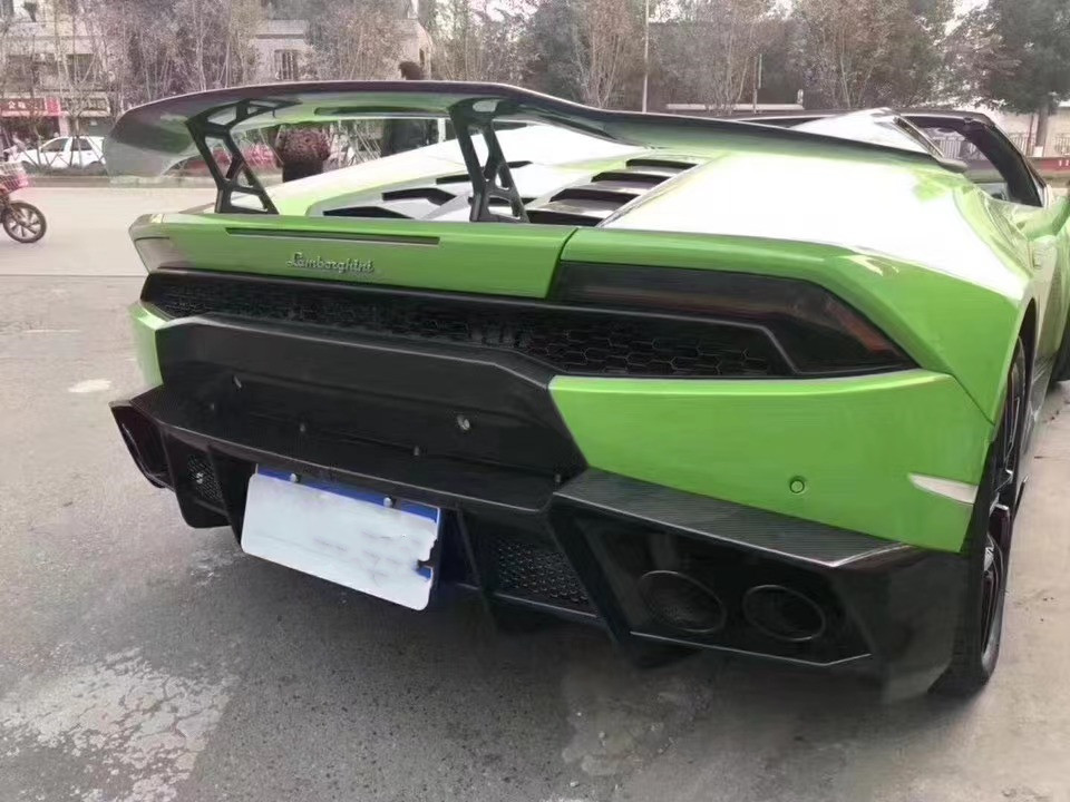 For Lamborghini LP580 LP610 Carbon Fiber Body Kit LP580 LP610 Upgraded MSY Style Front Lip Diffuser Spoiler Side Skirt