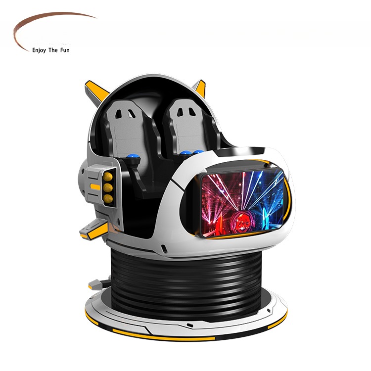 Dreamland 9D VR Panda Adventure Twin VR UFO 360 Virtual Reality Amusement Equipment 360 VR Chair