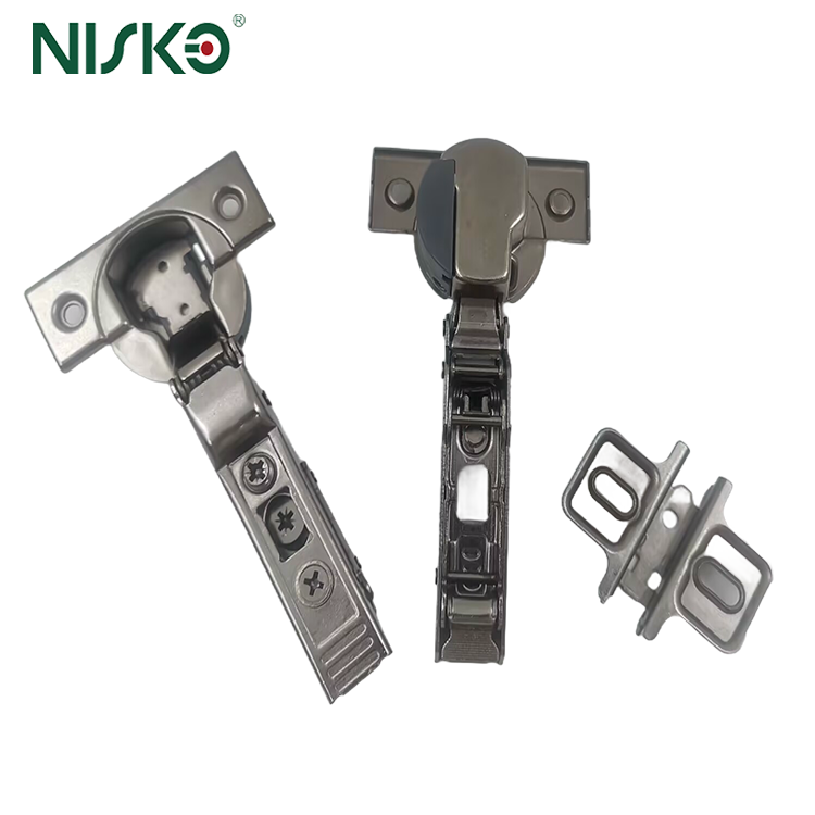 China 35mm Clip On Soft Closing Hinges 3D Ajustable Iron Flap Hinge Kitchen Cabinet Door Hinge on sale