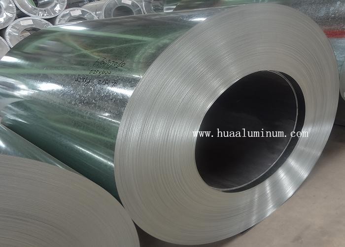 8feet Long Rolled Aluminum Coil , Polished Surface 1050 Aluminum Coil