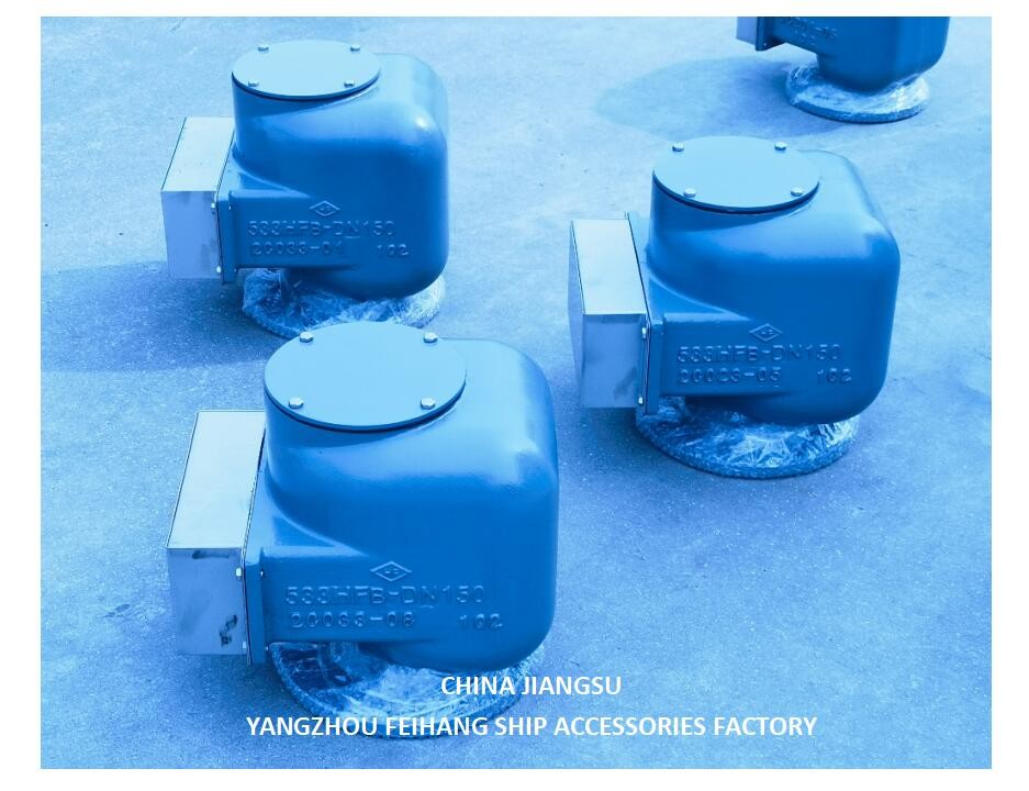 BILGE WATER TANK AIR PIPE HEAD NO.533HFB-150A Breathable Cap For Ballast Tanks