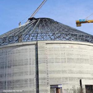 Prefabricated Steel Space Frames Structure Q235 For Clinker Silo