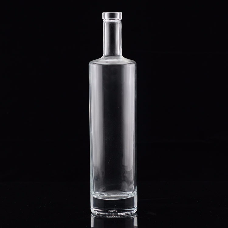 SCREW CAP Sealing Type Flat Shoulder Glass Bottle for class Mexican Tequila Liquor Wine
