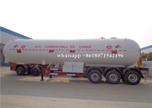  54m3 Semi Tanker Trailer LPG Propane Gas Transportation 27mt 1 Year Warranty Manufactures