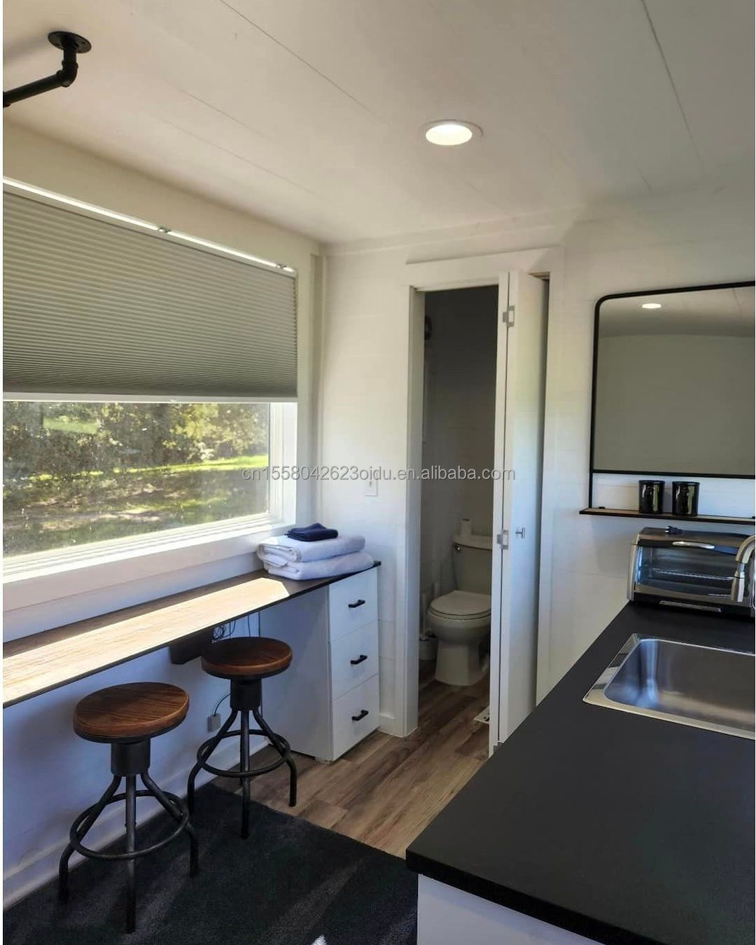 Expandable Mobile Foldable 1 Bedroom Tiny House for Outdoor 's Modern Design 20Ft 40Ft Prefabricated Container Home
