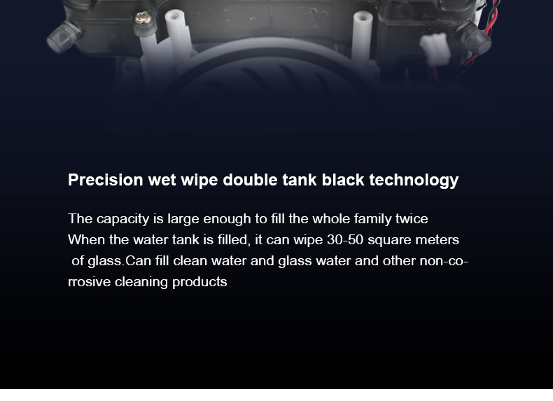 Household Smart Home Cleaning Appliance with Dual Water Spray Function and 500mAn Battery