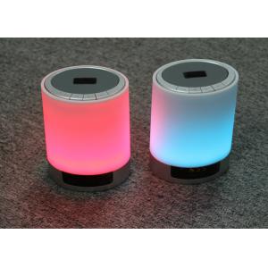 Wireless Speaker Alarm Clock , Dimmable LED Light Alarm Clock With Usb Charging