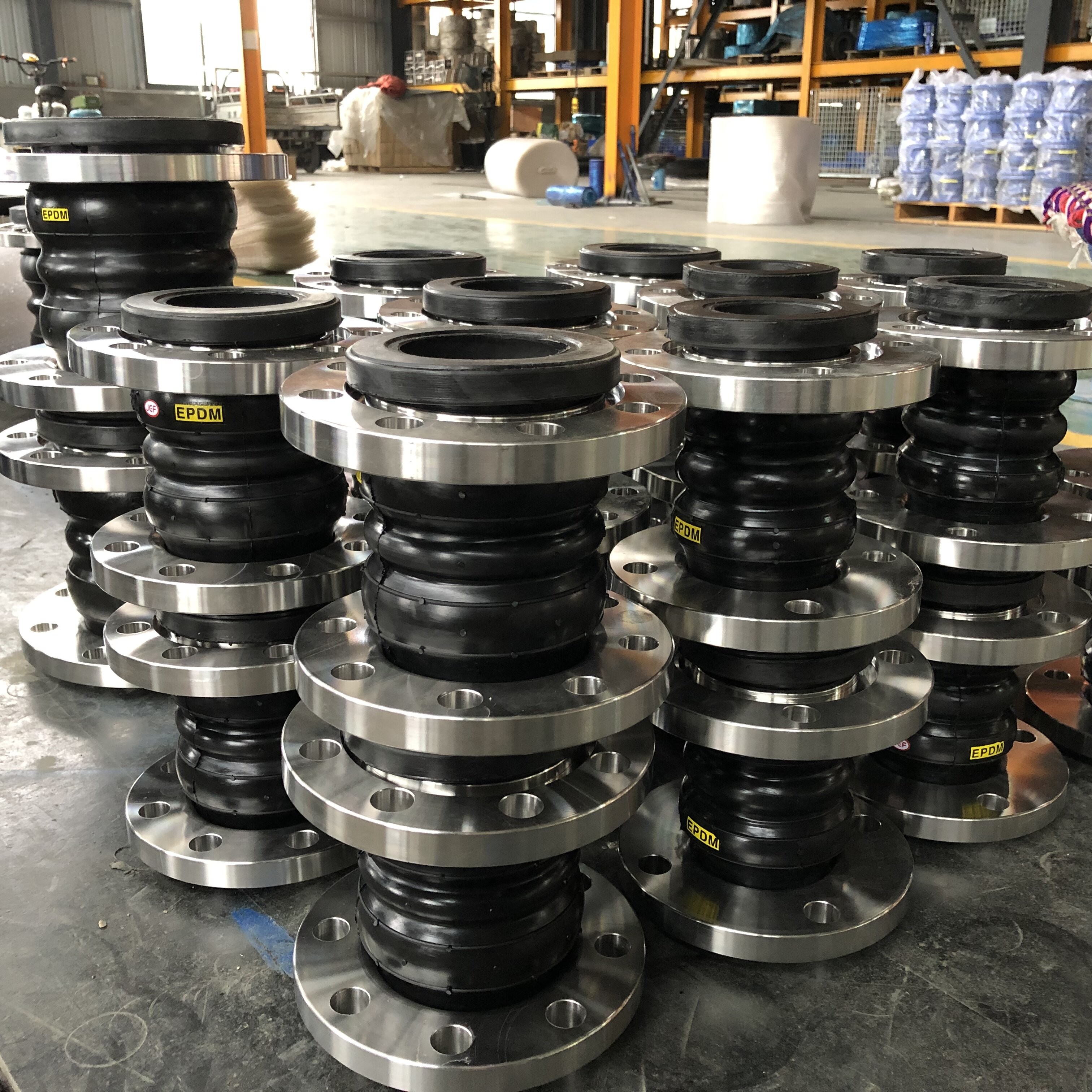 Double Sphere Expansion Joint NBR Rubber Ring Pipe Joint Double Joint Rubber