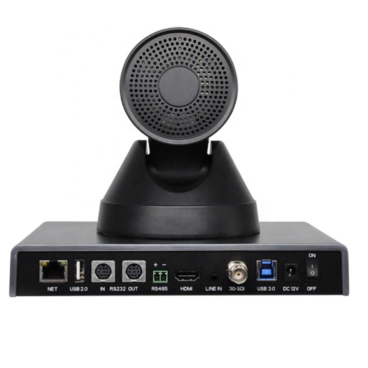 4K Ultra HD Camera 12x Optical Zoom 71°Wide Angle Lens Video Conference Camera Auto Tracking Webcam for Education