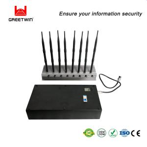 CDMA 850 70W Adjustable Mobile Signal Jammer 8 Antennas Desktop Blocker