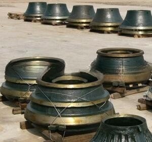 High Manganese Steel Telsmith 38SBS 44SBS 52SBS Concave and Mantle Spare Parts for Cone Crusher