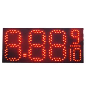  27-72 Inch Customized Outdoor LED Gas Station Electronic Signs with Red Tube Chip Color Manufactures
