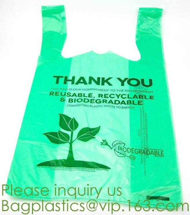 Eco-friendly Roll Compostable Plastic Bag Drawstring Biodegradable Garbage Bags,cornstarch custom compostable biodegrada