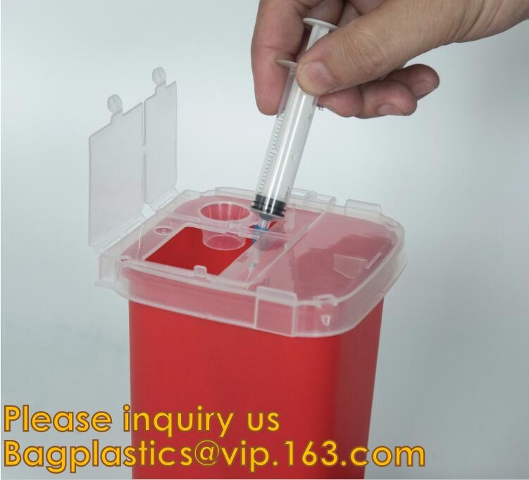 Disposal sharp container for store and dispose of medical waste,Cheap Disposable Plastic Medical Sharp Safe Container 1L