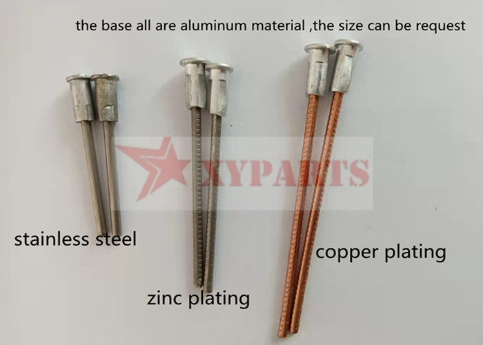 3mm Capacitor Discharge Bi-Metallic Insulation Pin With Shaft