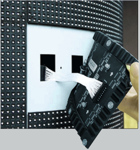 RGB Lightweight Flexible Video Wall , Multifunctional Curve LED Screen