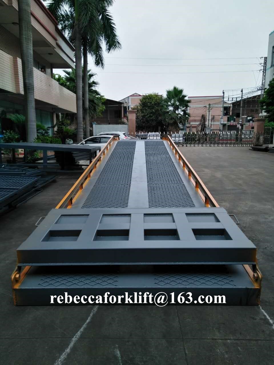 Mechanical Container Yard Ramp 8 Ton Convenient Maintenance Solid Structure