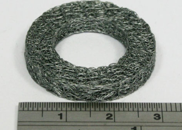 AISI304 14X10mm Compressed Knitted Wire Mesh For Snow Foam Lance Filter
