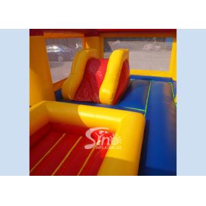 Big clown kids inflatable jumping castle with ball pit complying with Australia