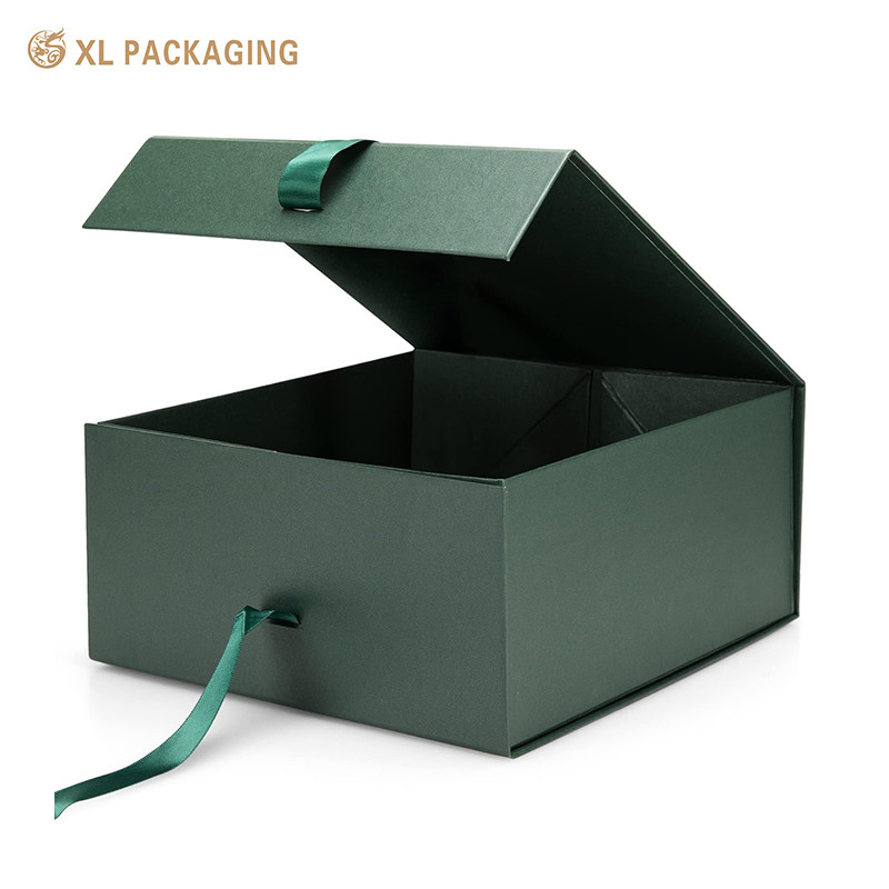Stylish Magnetic Folding Gift Packaging Boxes With Lid for Printing Handling