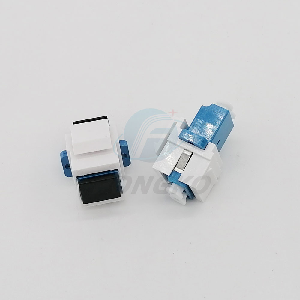 Single Mode Multimode LC Duplex Keystone Female Fiber for SC Adapter