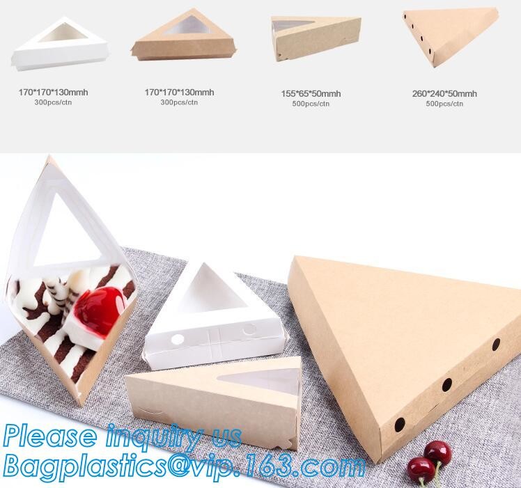 Wholesale custom Paper Cookies packing Cake Box with PVC window,Wholesale Plastic Square Birthday Wedding Packaging Clea