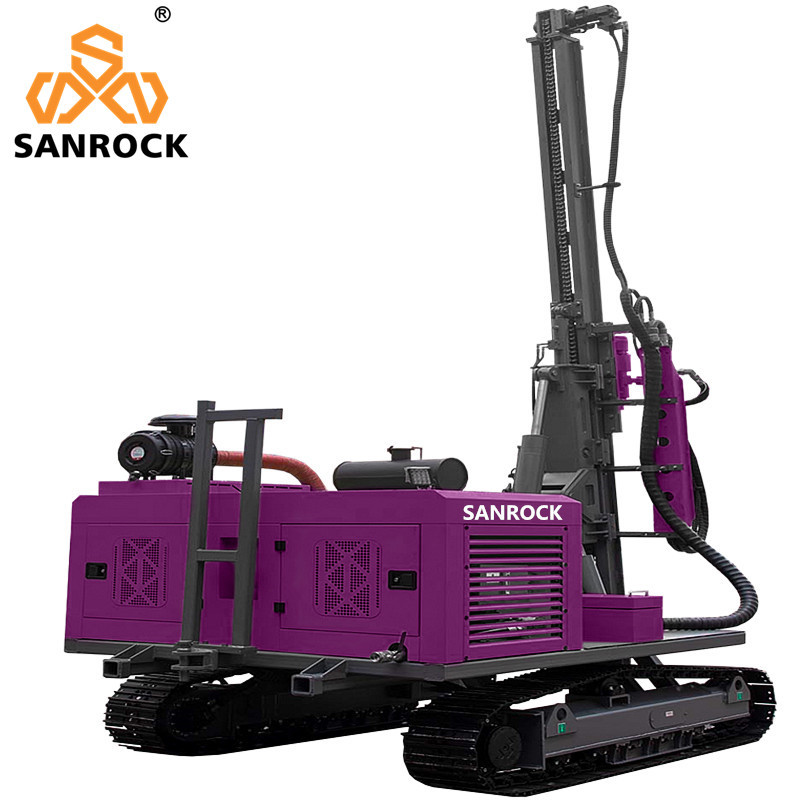 110kw Ground Pile Driving Equipment Solar Pile Driver Machine Hydraulic Pile Drilling Rig