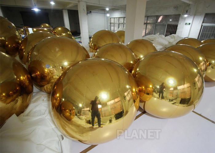 Dazzle Color Reflective PVC Inflatable Mirror Ball For Decoration