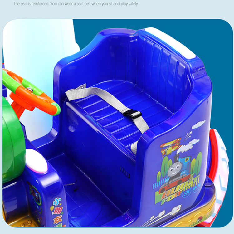 Dreamland coin operated kids electric amusement track train rides for indoor video game center
