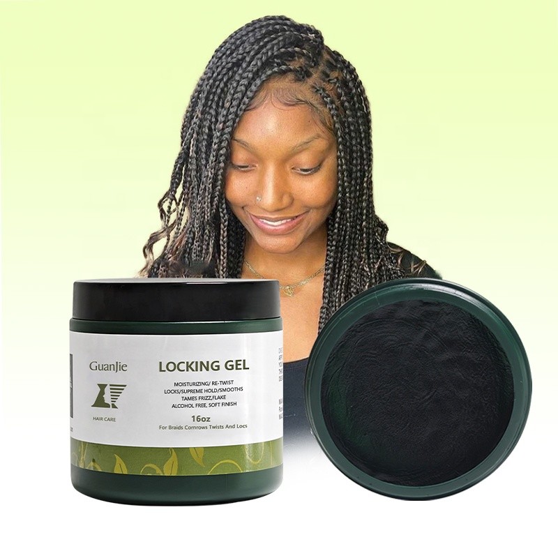 16oz Customized Logo Braiding Gel Private Labeling Edge Control Private Label Hair Gel For Women Professional Twist And Lock Gel