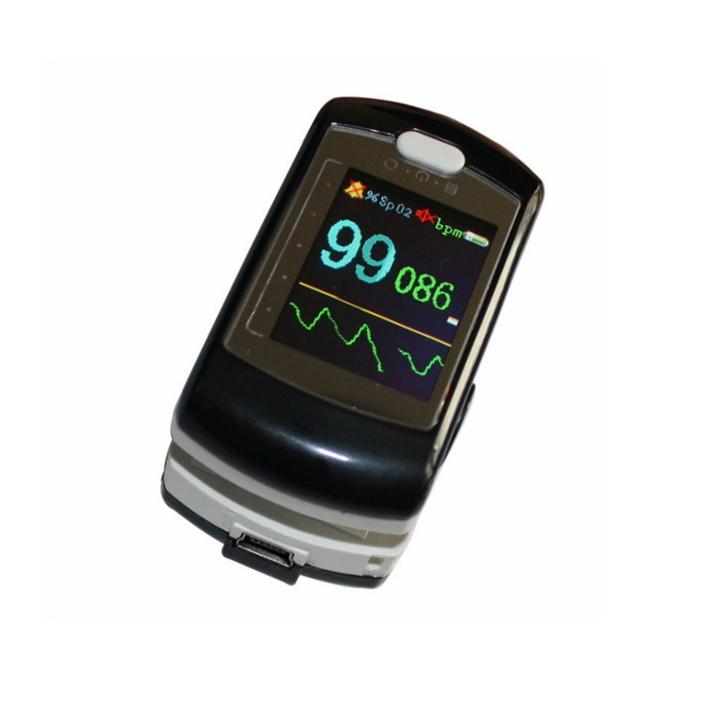 CE&FDA approved OLED color screen Fingertip Pulse Oximeter with bluetooth function AH-50EW