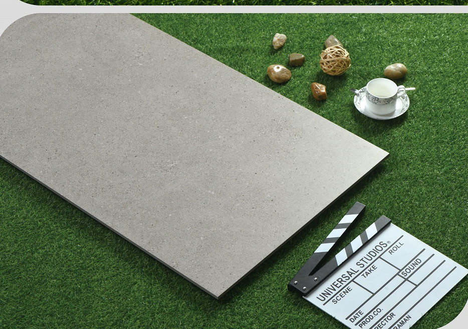 Middle Grey And 750x1500mm Inside Floor Soft Glazed Porcelain Tile For Office And Living Room