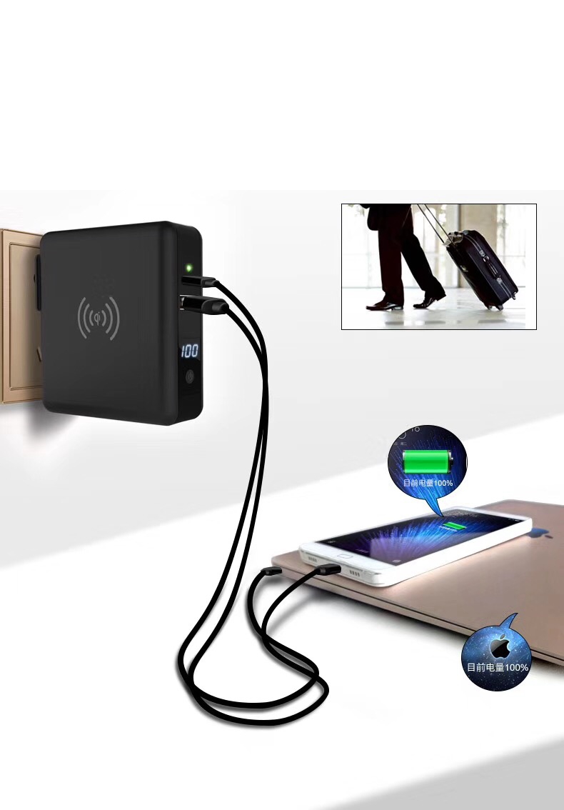 Wireless Charger Power Bank 8000mah
