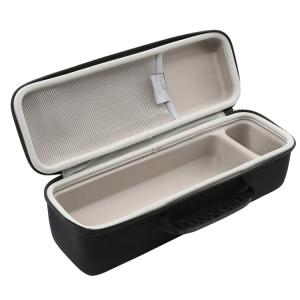 Shockproof Zipper Closure Black EVA Speaker Case