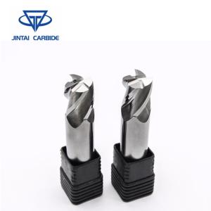Solid Tungsten Carbide 2/4/6 Flute End Mill Cutter / Router Bit For Milling