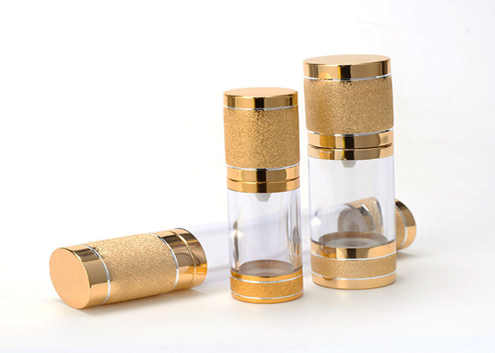 Airless Cosmetic Pump Bottle , Hotel Plastic Cosmetic Bottles For Personal Care