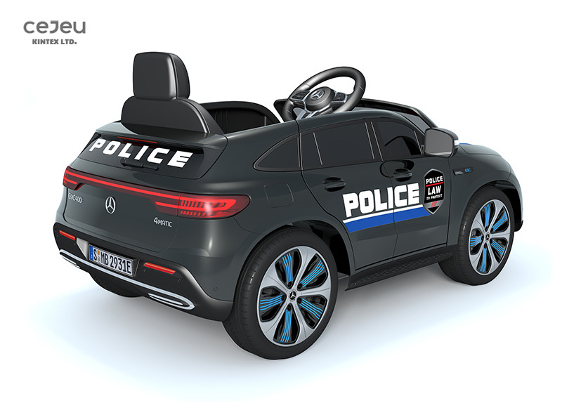 6v Licensed Kids Car Silver 2.4G R/C Benz Ride On EQC 400