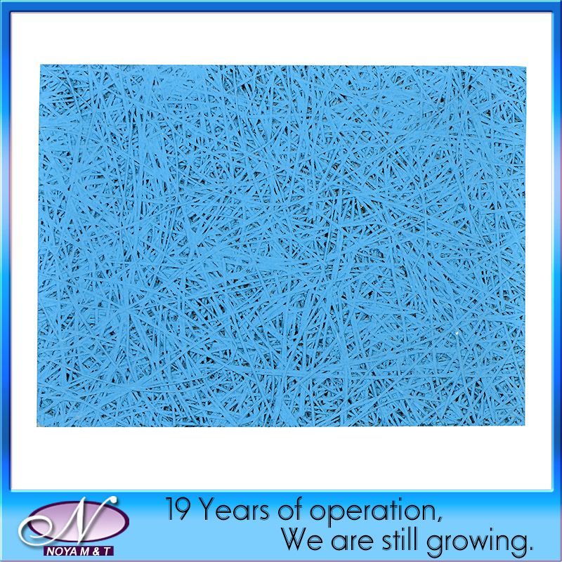 Acoustic Fiber Wood Wool Cement Panel / Board for Ceiling Decoration