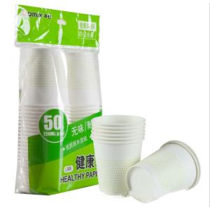 Practical Paper Cup Packing Machine HDPE / LDPE / PP / POF Packing Film