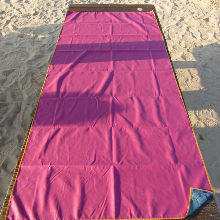 50x100 40x80 Checked Microfiber Suede Towel Sandfree Beach Towel